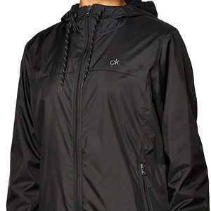 Used** Calvin Klein Womens Zip Front Windbreaker